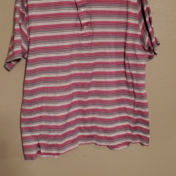 Pink / Grey / White Polo Shirt - Picture 4 of 5